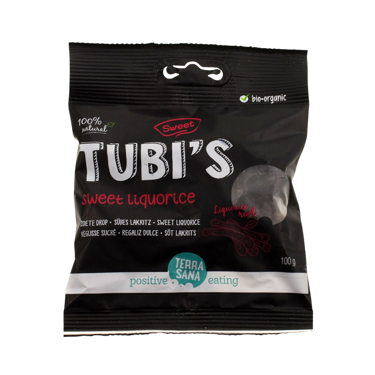 SKÅRET LAKRIDS sød 100g ØKO vegan fra Biogan