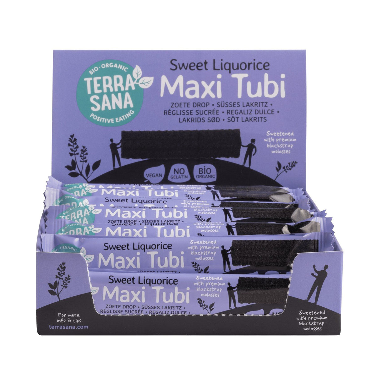 LAKRIDSSTANG finsk maxi Tubi 28g ØKO veg fra Biogan – billede 2