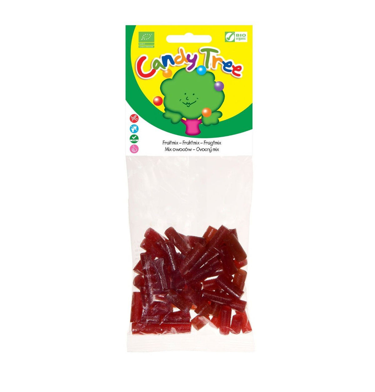 Blød Frugt mix 100g Øko Glutenfri Candy Tree fra Biogan