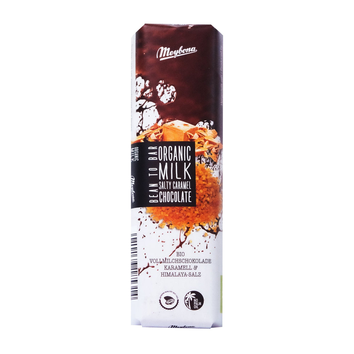 Mælkechokolade med karamel og himalayasalt 35g ØKO fra Biogan
