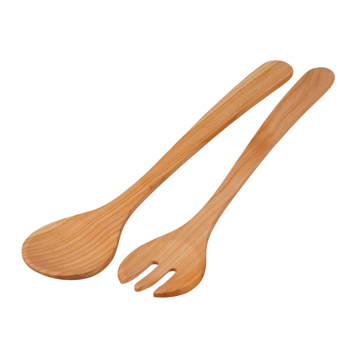 Salatbestik35cm Kirsebærtræ fra Biogan
