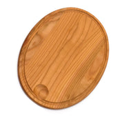 Skærebræt 38x28cm oval Kirsebærtræ fra Biogan