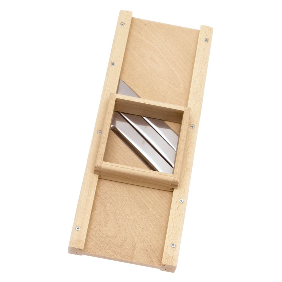 Kålrivejern i bøg m. 3 knive 40 x 16 cm fra Biogan