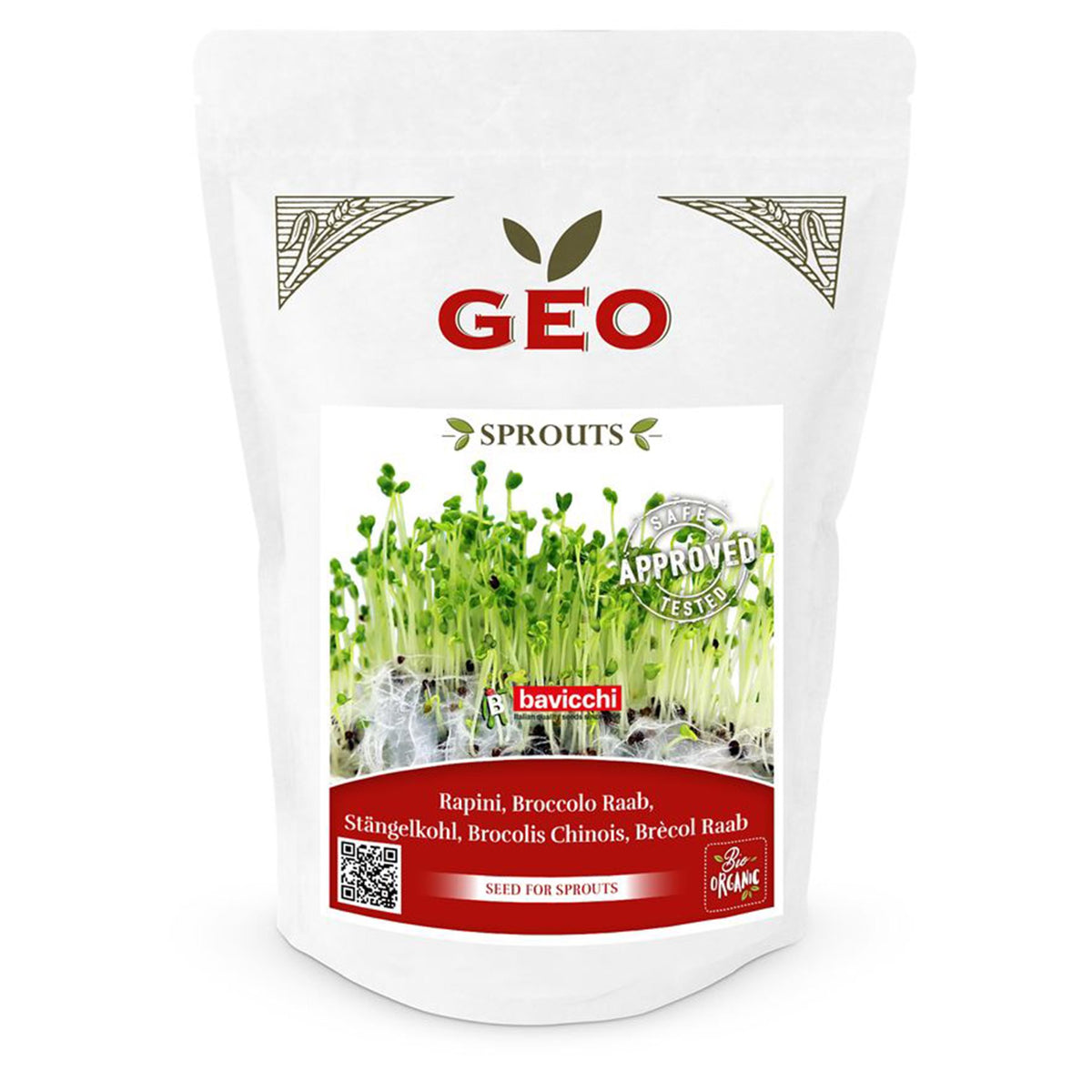 BROCCOLI RAAB (vinter broccoli) til spiring 500g ØKO fra Biogan