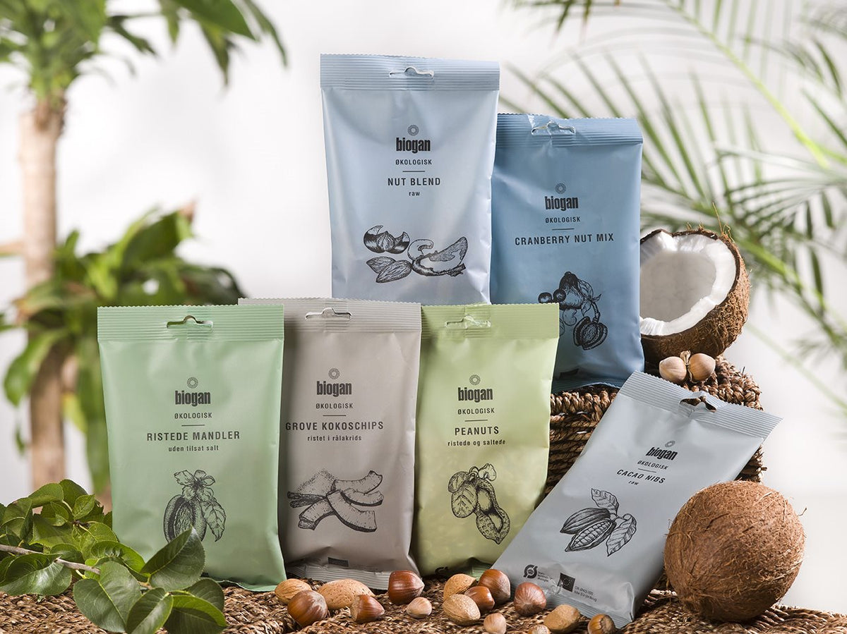 Nut Blend Raw 100g ØKO fra Biogans exclusive snacks-serie