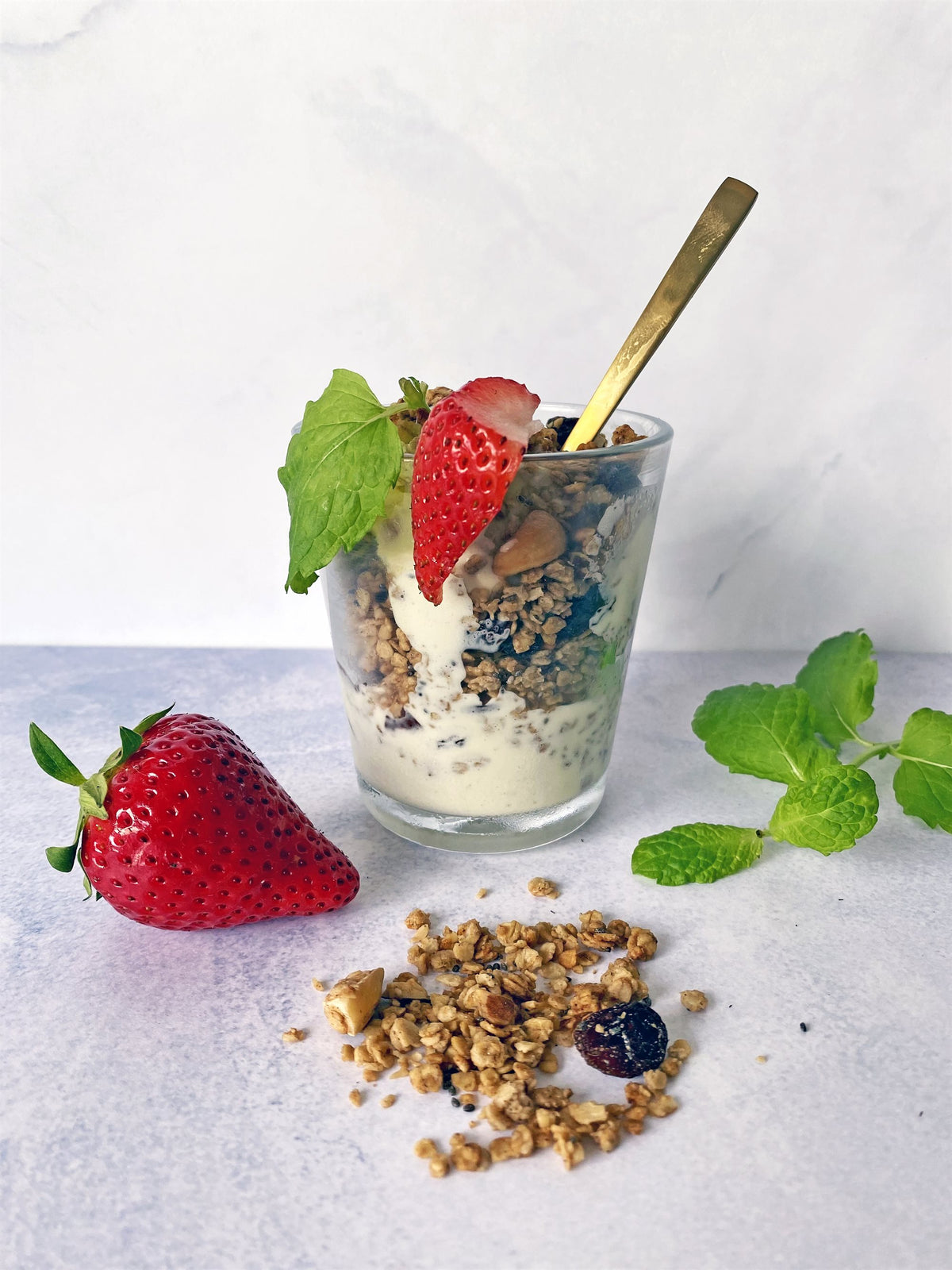GRANOLA med færre kulhydrater 400g ØKO fra Biogan – billede 2