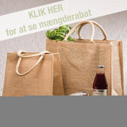 Jute indkøbsnet uden logo 30x30x20cm fra Biogan