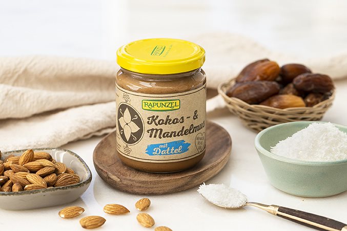 KOKOS/MANDELCREME med dadel 250g ØKO fra Biogan – billede 2