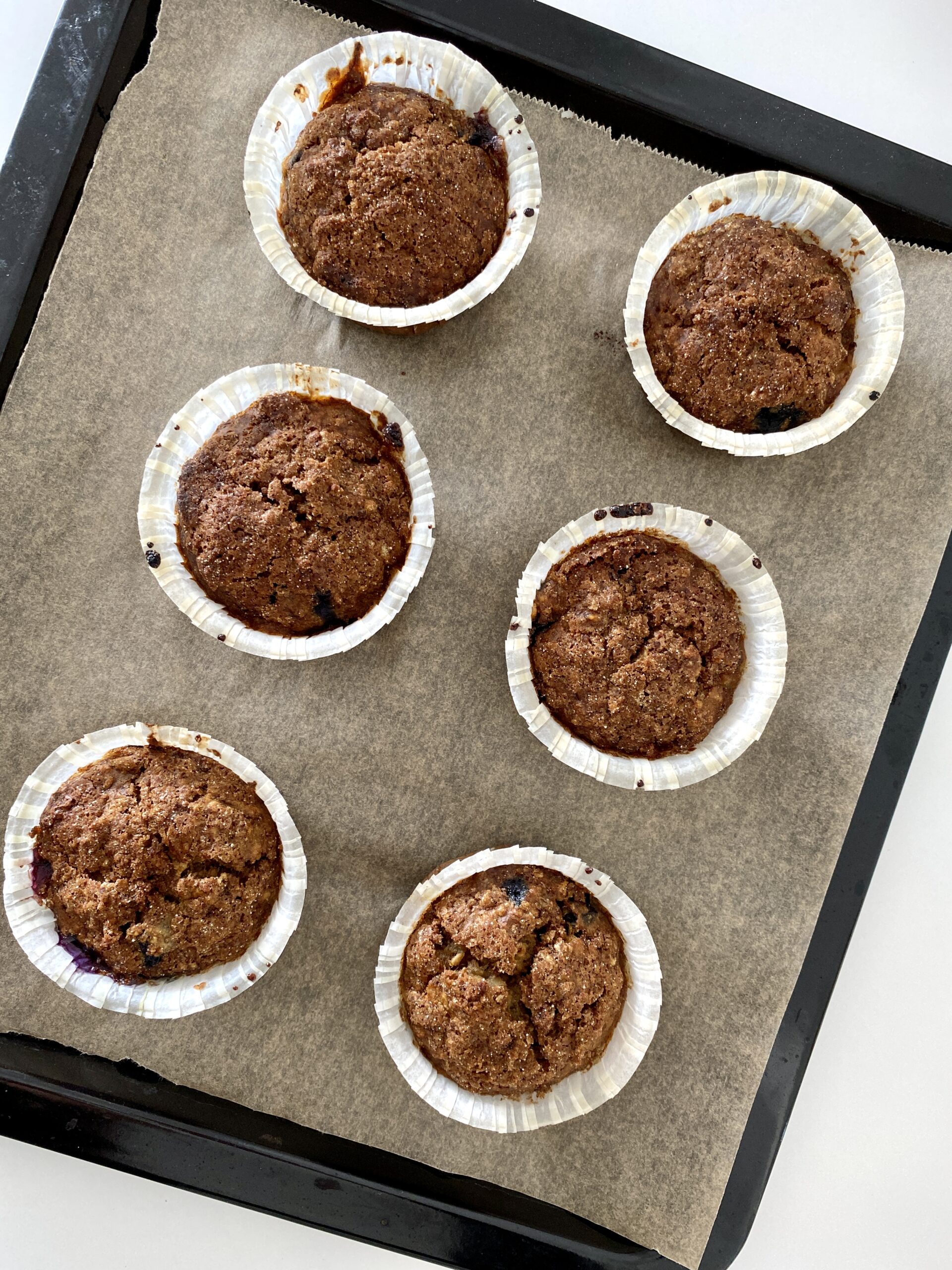 Glutenfri muffins med blåbær