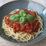 Vegansk spaghetti bolognese