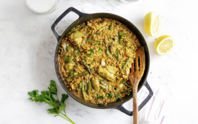 Paella med grøntsager